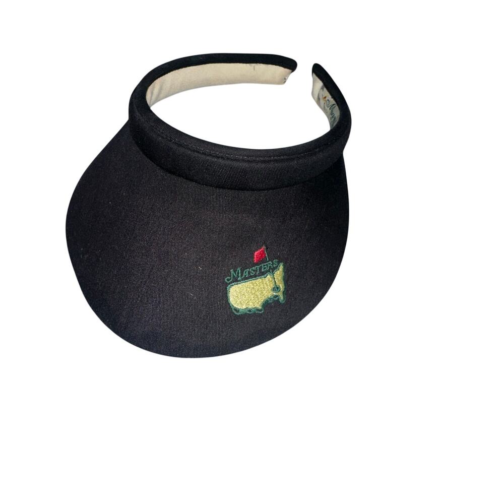 Vintage Masters Tournament Augusta National Golf Visor Magnolia Lane USA Black